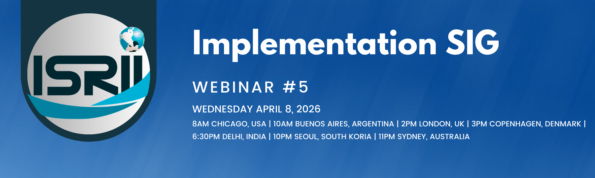 Blue Gradient Header Banner