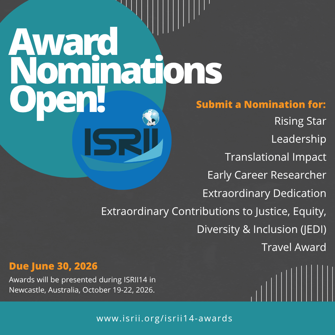 isrii 2025 Awards nominations push